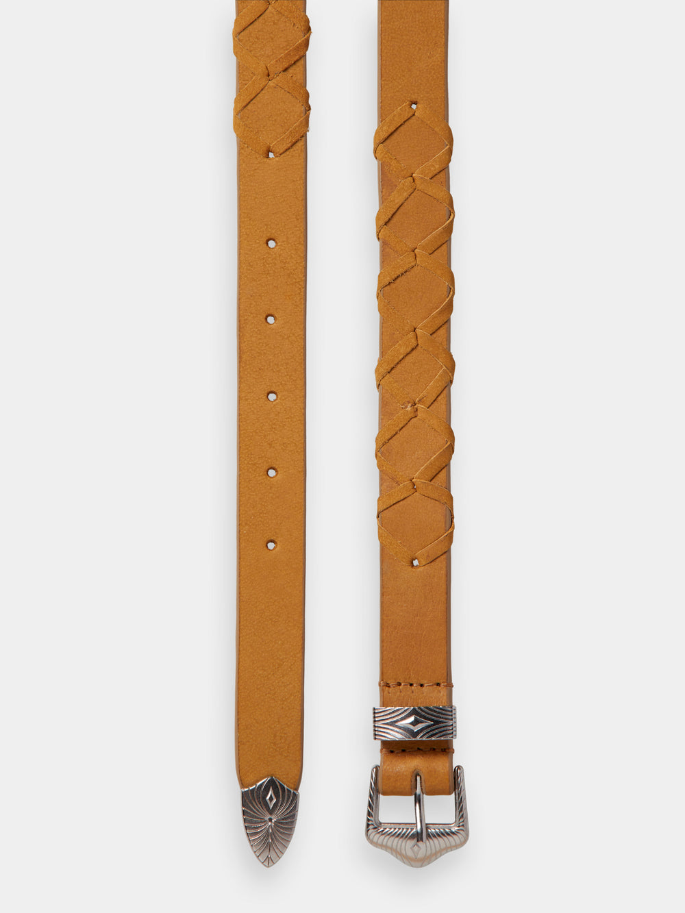 Braided leather belt - Scotch & Soda NZ