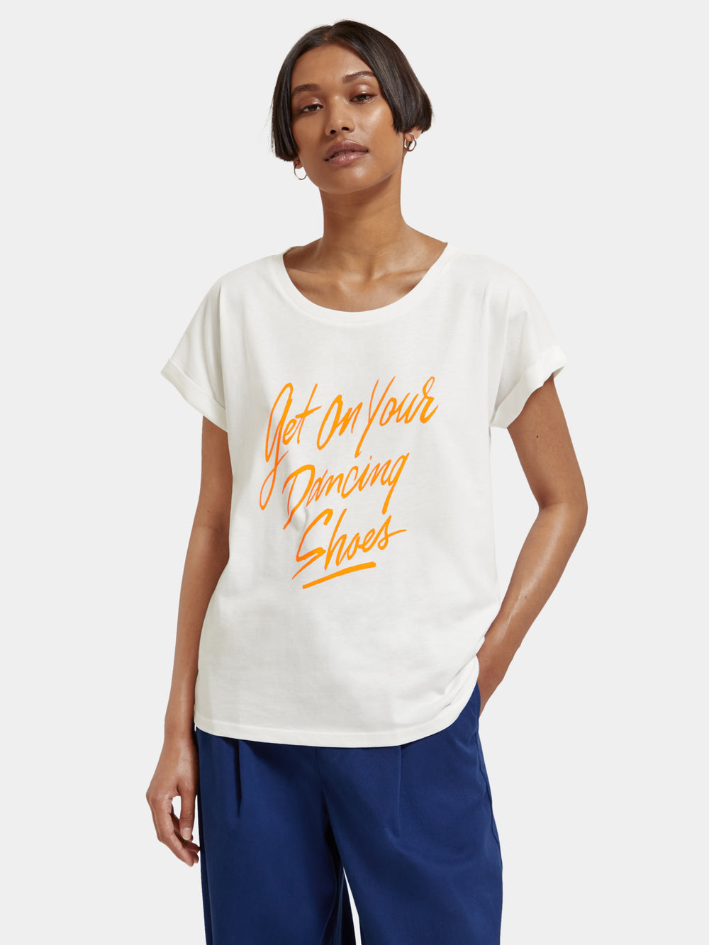 Short sleeved graphic t-shirt - Scotch & Soda NZ