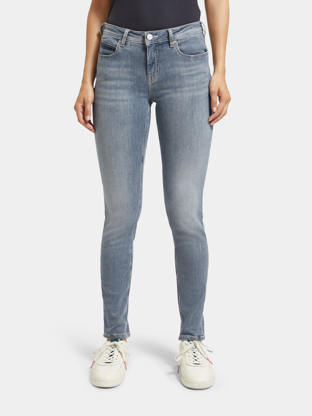 La Bohemienne mid-rise skinny jeans - Scotch & Soda NZ