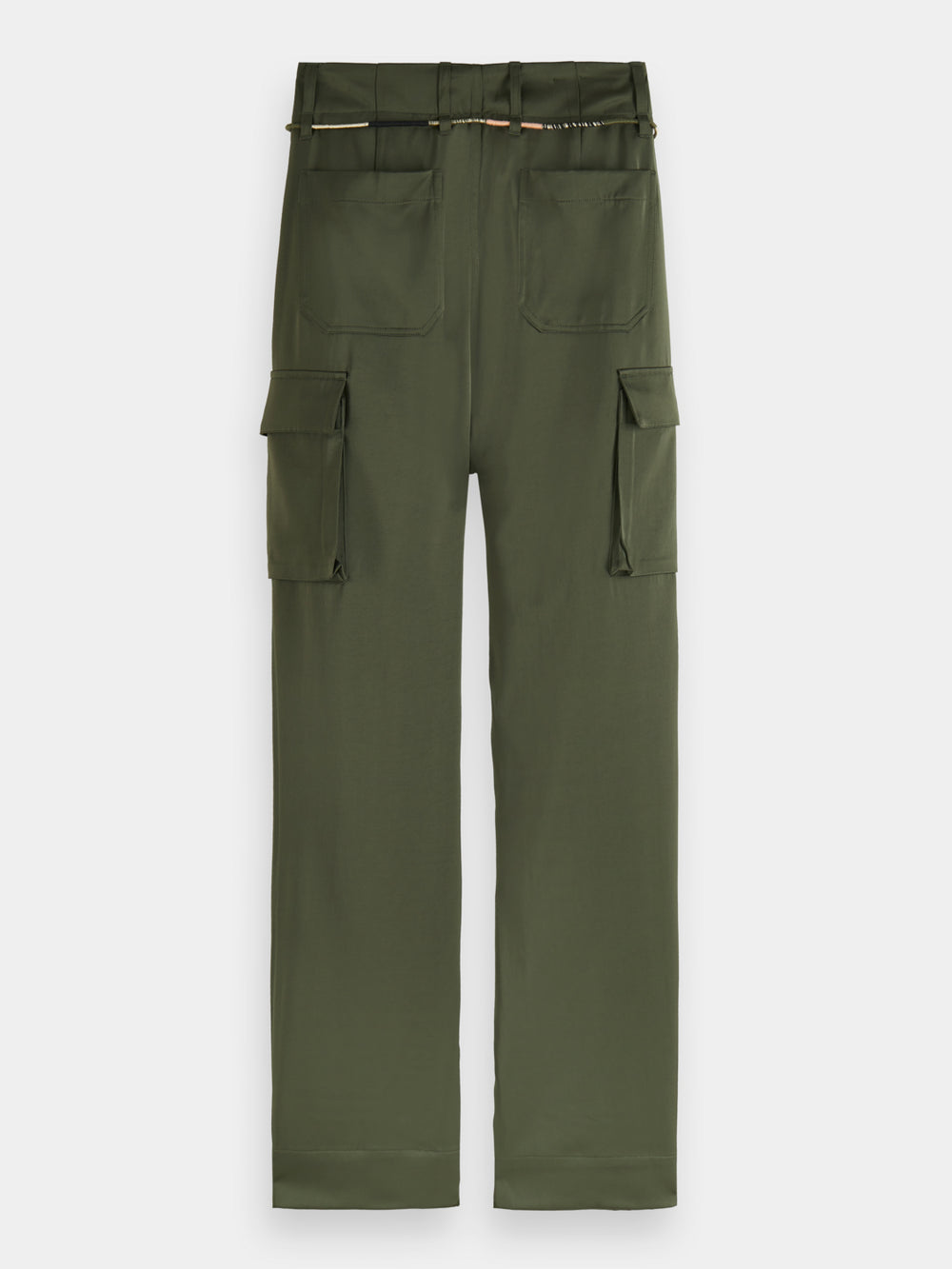 Faye high-rise tapered-leg utility pants - Scotch & Soda NZ