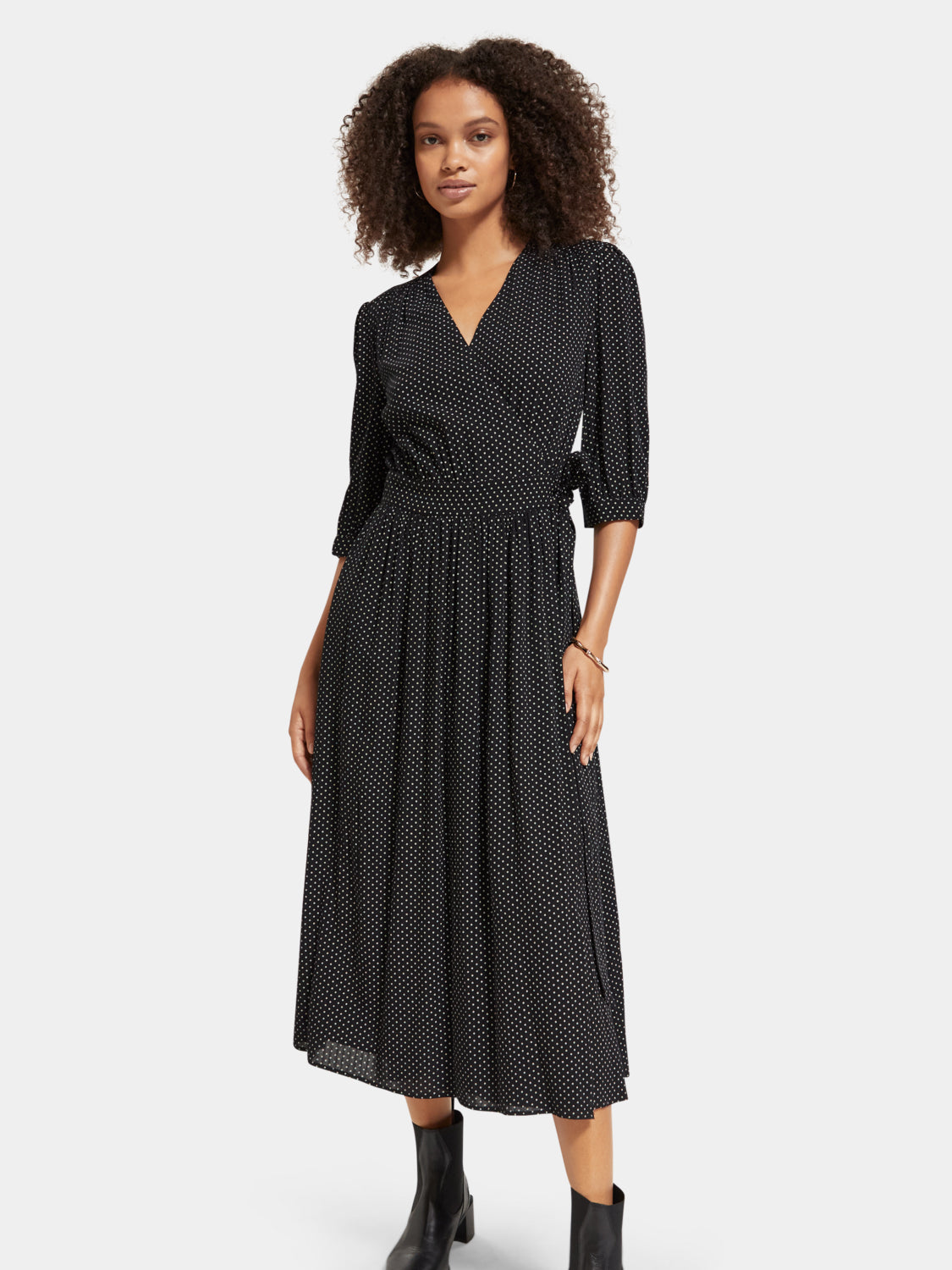 Midi wrap dress Midi wrap dress
