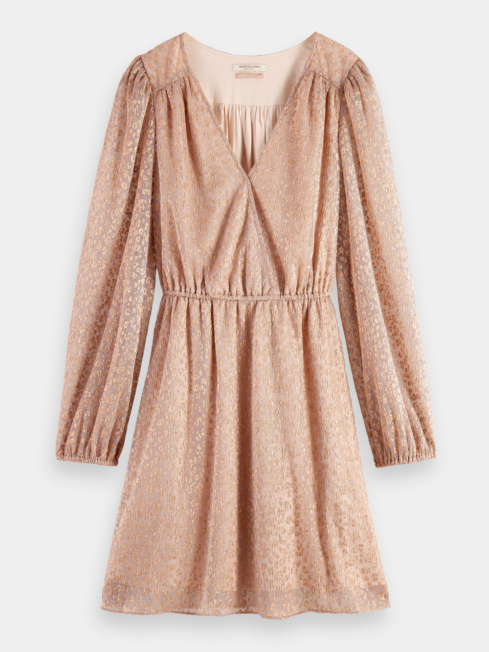 Balloon sleeve mini dress - Scotch & Soda NZ