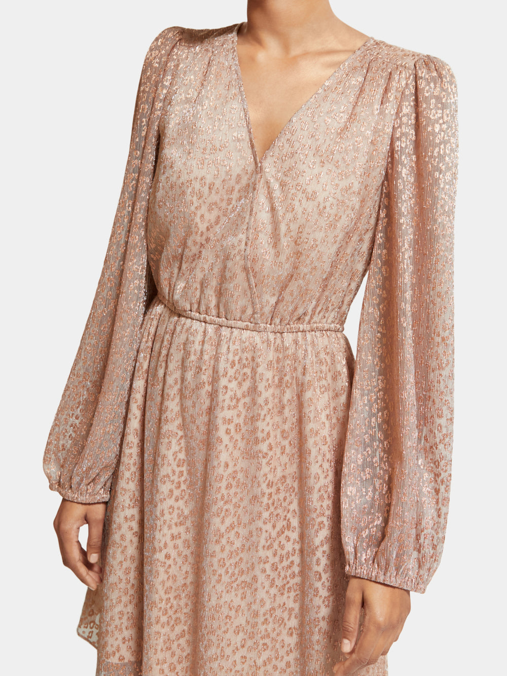 Balloon sleeve mini dress - Scotch & Soda NZ