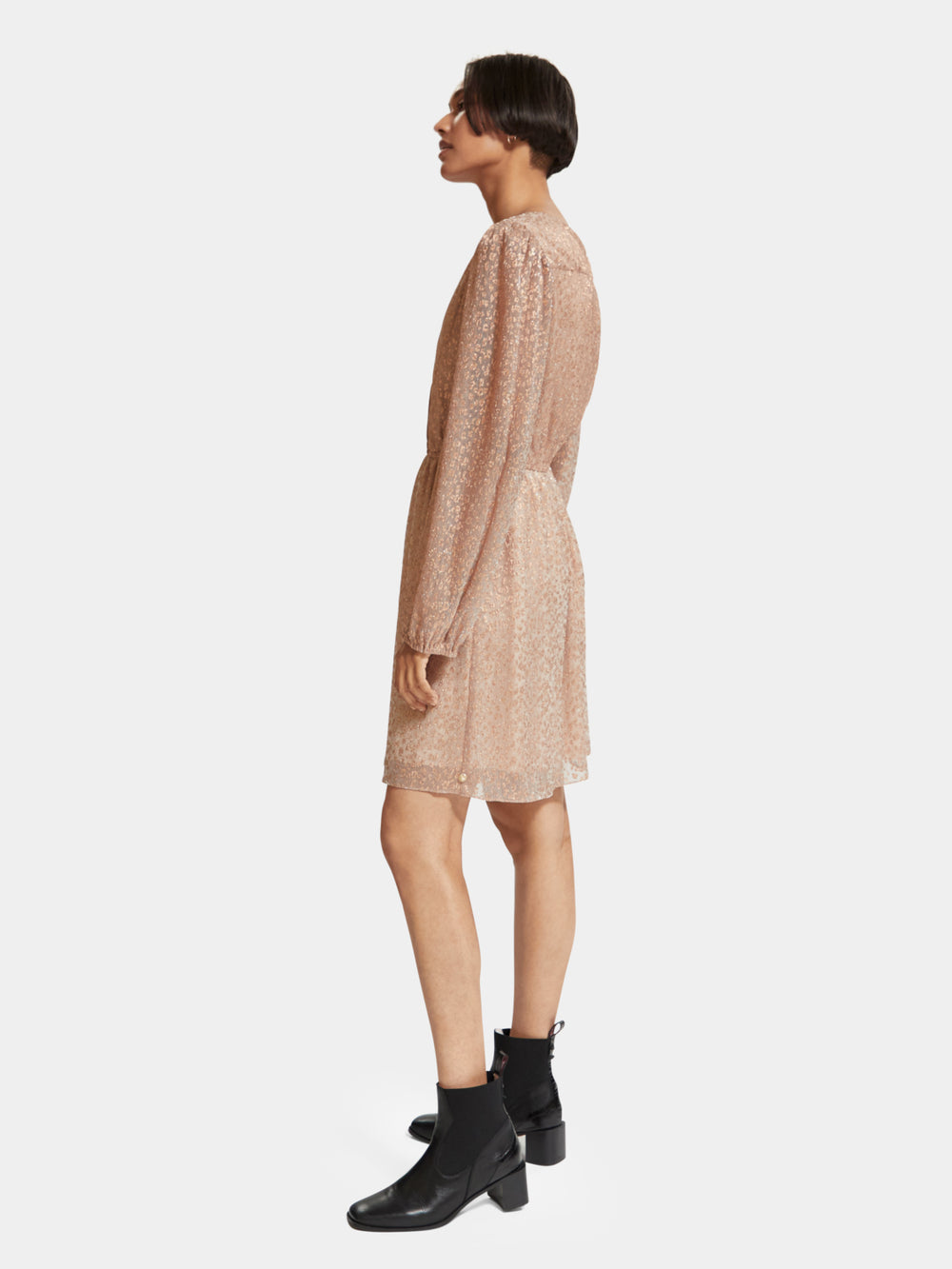 Balloon sleeve mini dress - Scotch & Soda NZ