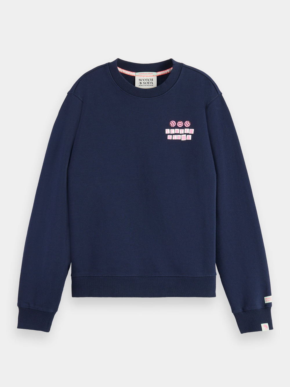 Regular-fit crewneck sweater - Scotch & Soda NZ