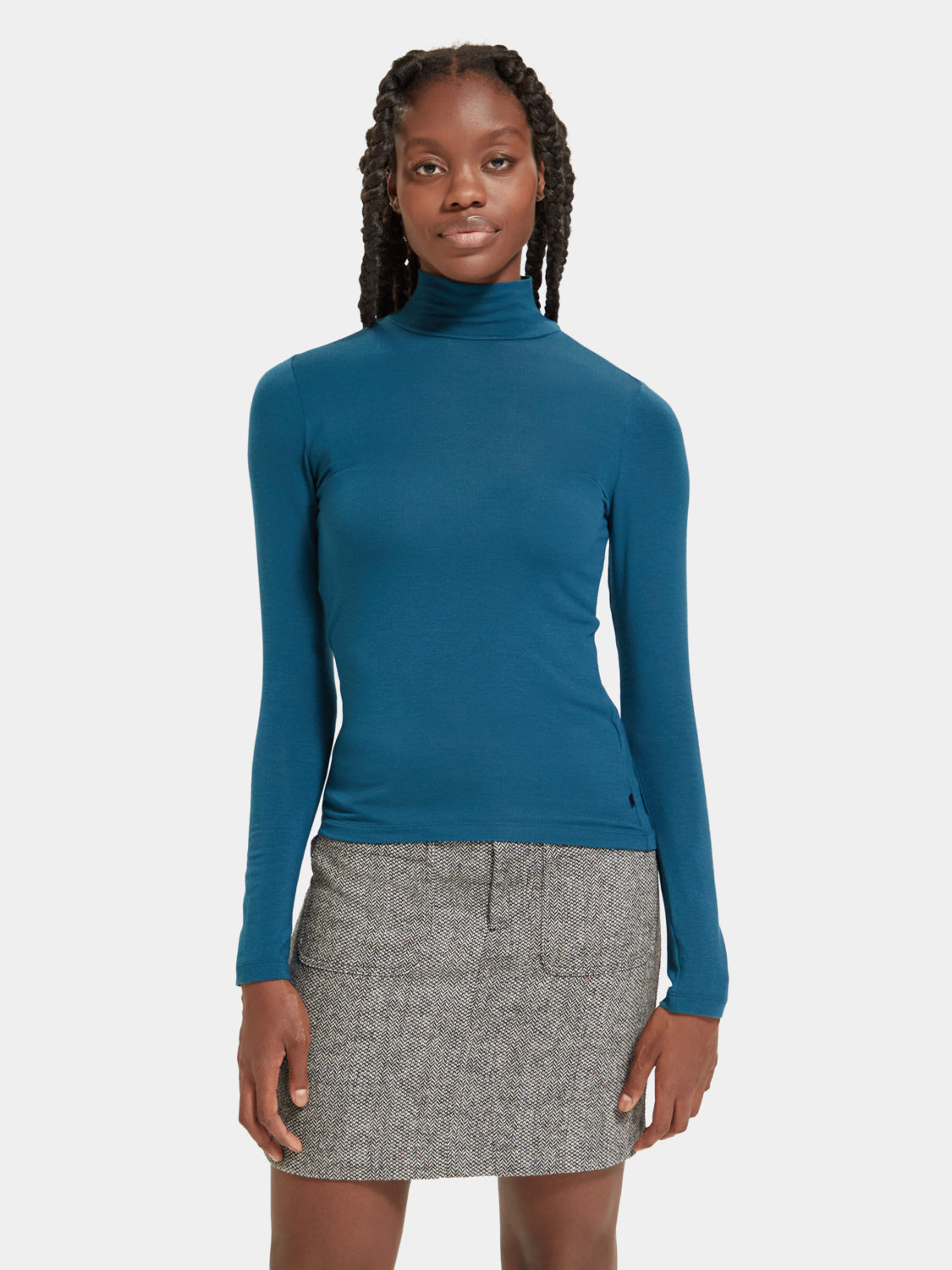 Turtleneck long sleeved top - Scotch & Soda NZ