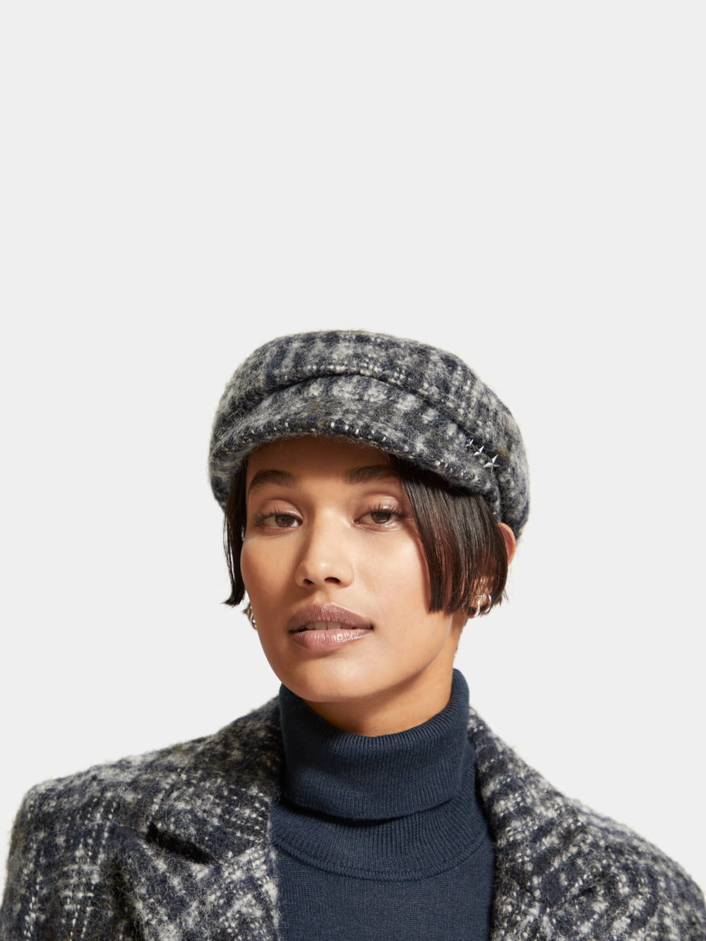 Check baker boy hat - Scotch & Soda NZ