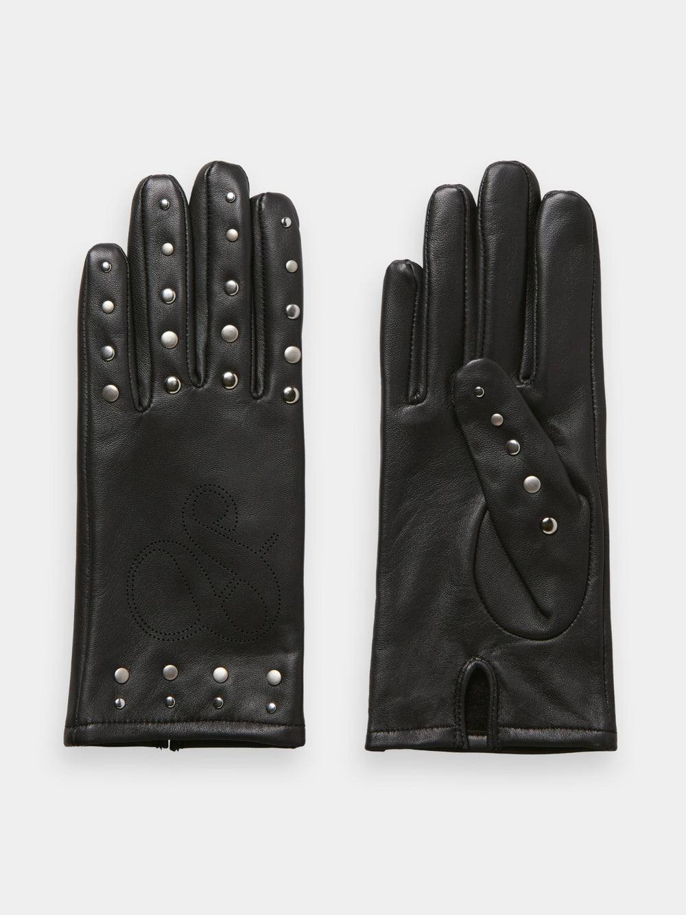 Studded leather gloves - Scotch & Soda NZ