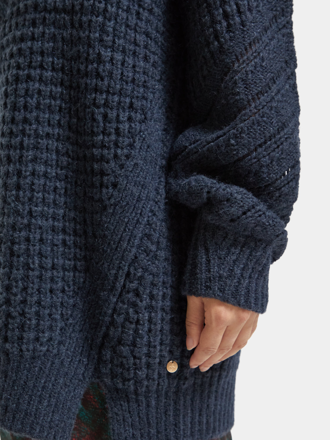 Oversized v-neck pullover - Scotch & Soda NZ