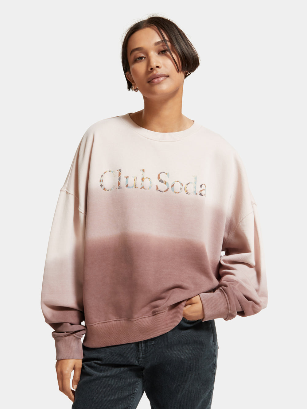 Boyfriend fit sweatshirt - Scotch & Soda NZ