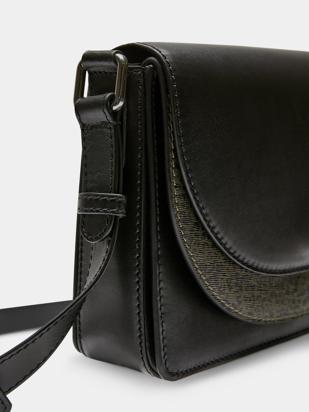 Midi double flap crossbody bag - Scotch & Soda NZ