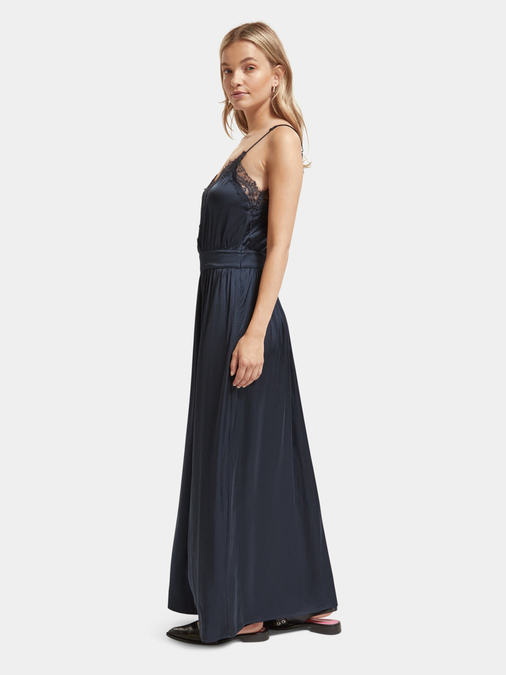 Lace camisole maxi dress - Scotch & Soda NZ