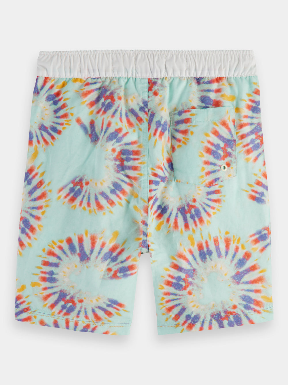 Tie-dyed printed swim shorts - Scotch & Soda NZ