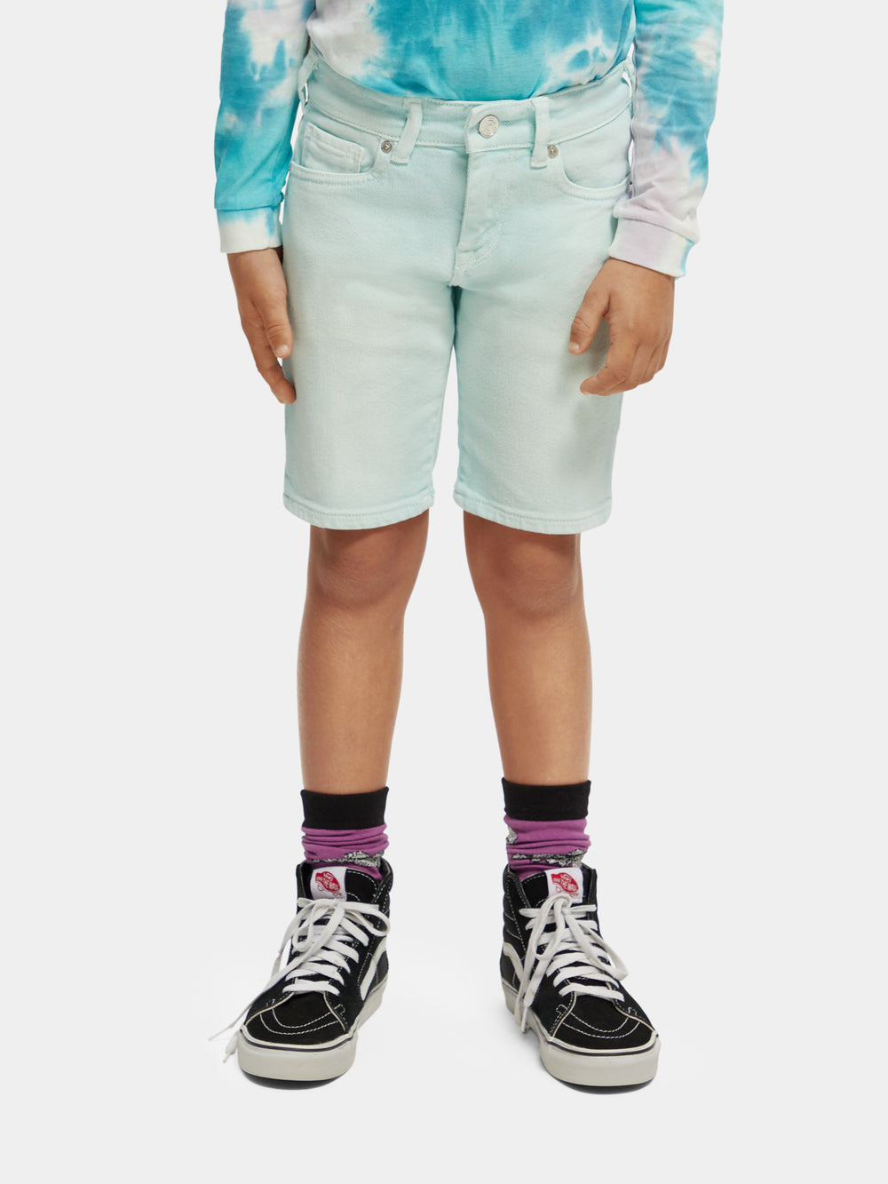 Strummer regular slim-fit garment-dyed shorts - Scotch & Soda NZ