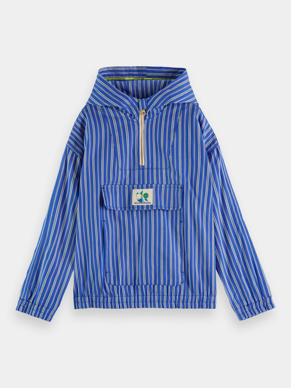 Yarn-dyed half-zip jacket - Scotch & Soda NZ