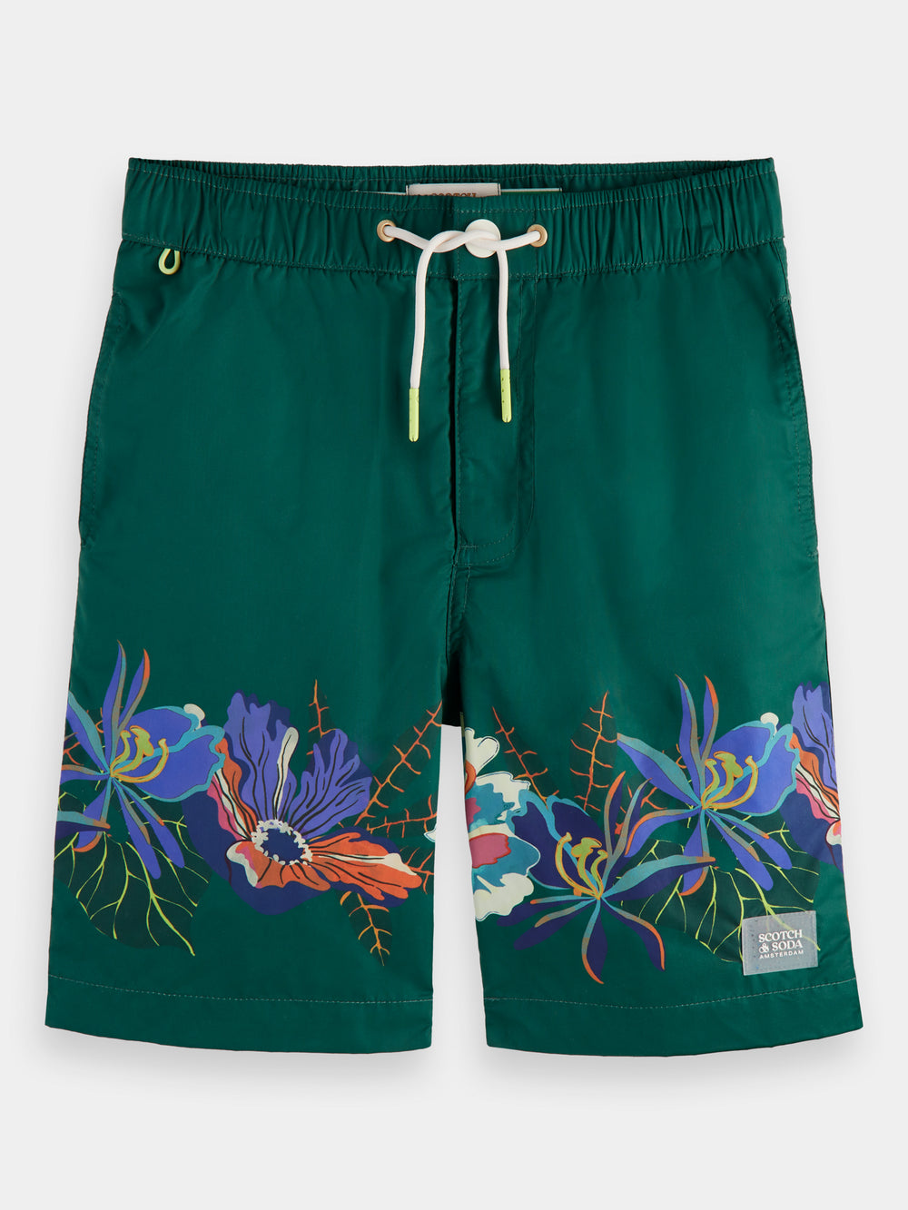 Long-length printed swim shorts - Scotch & Soda NZ