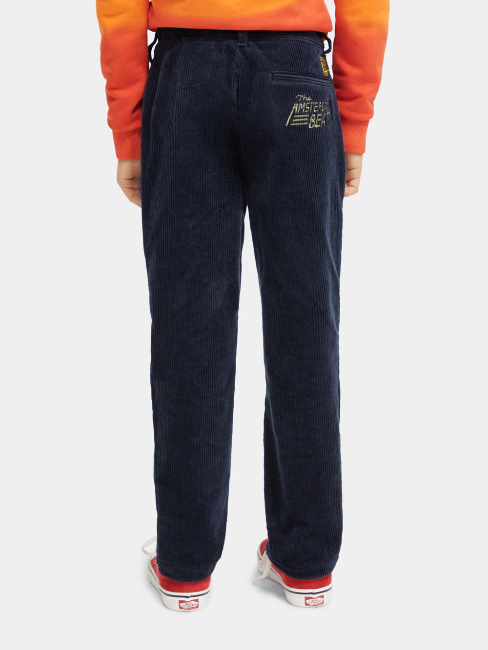 Kids - Loose tapered-fit corduroy pants - Scotch & Soda NZ