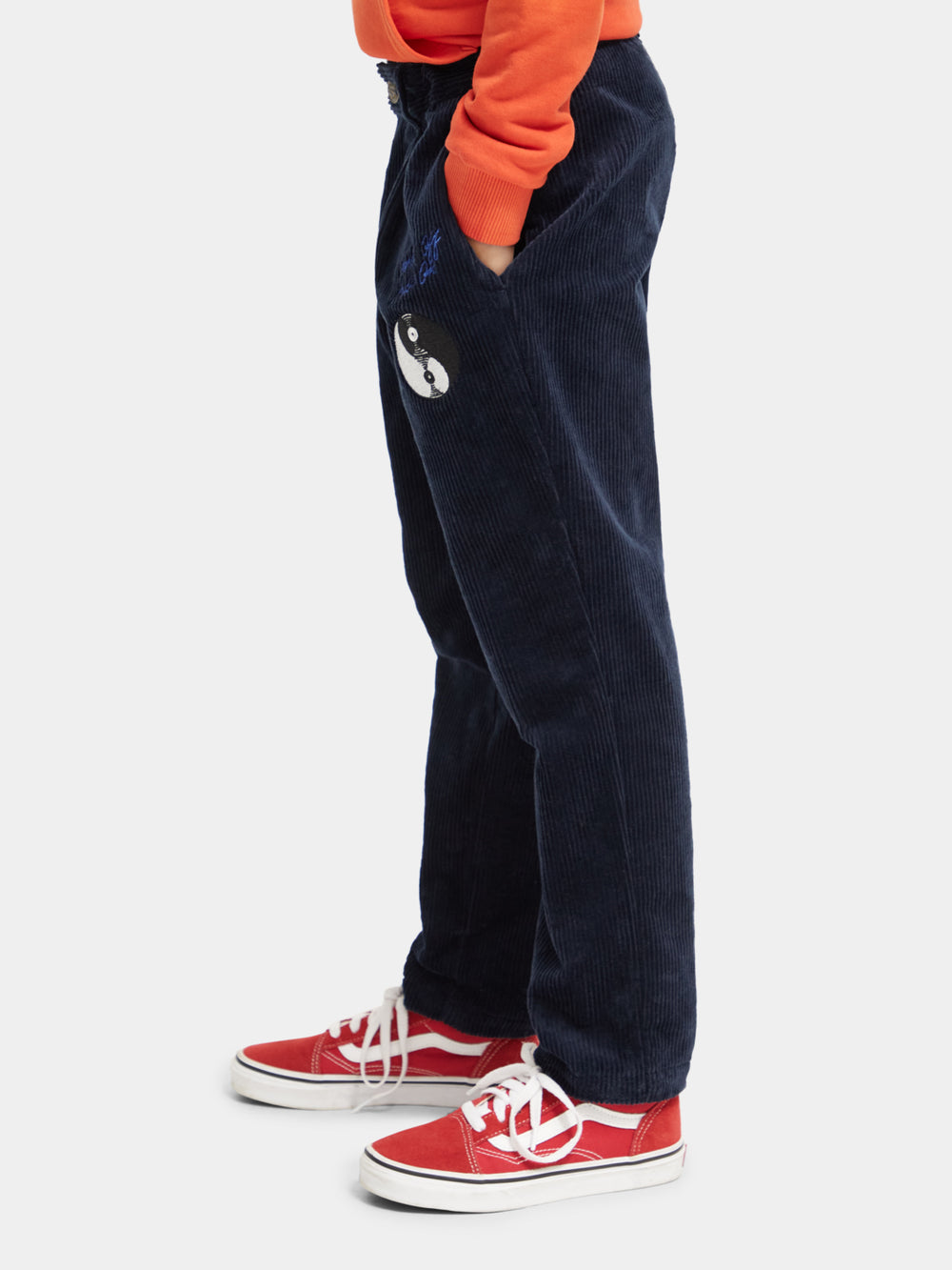 Kids - Loose tapered-fit corduroy pants - Scotch & Soda NZ