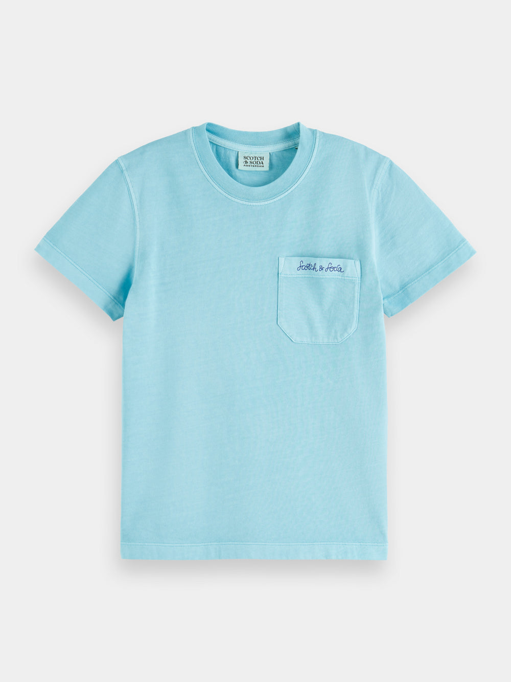 Kids - Relaxed-fit chest pocket t-shirt - Scotch & Soda NZ