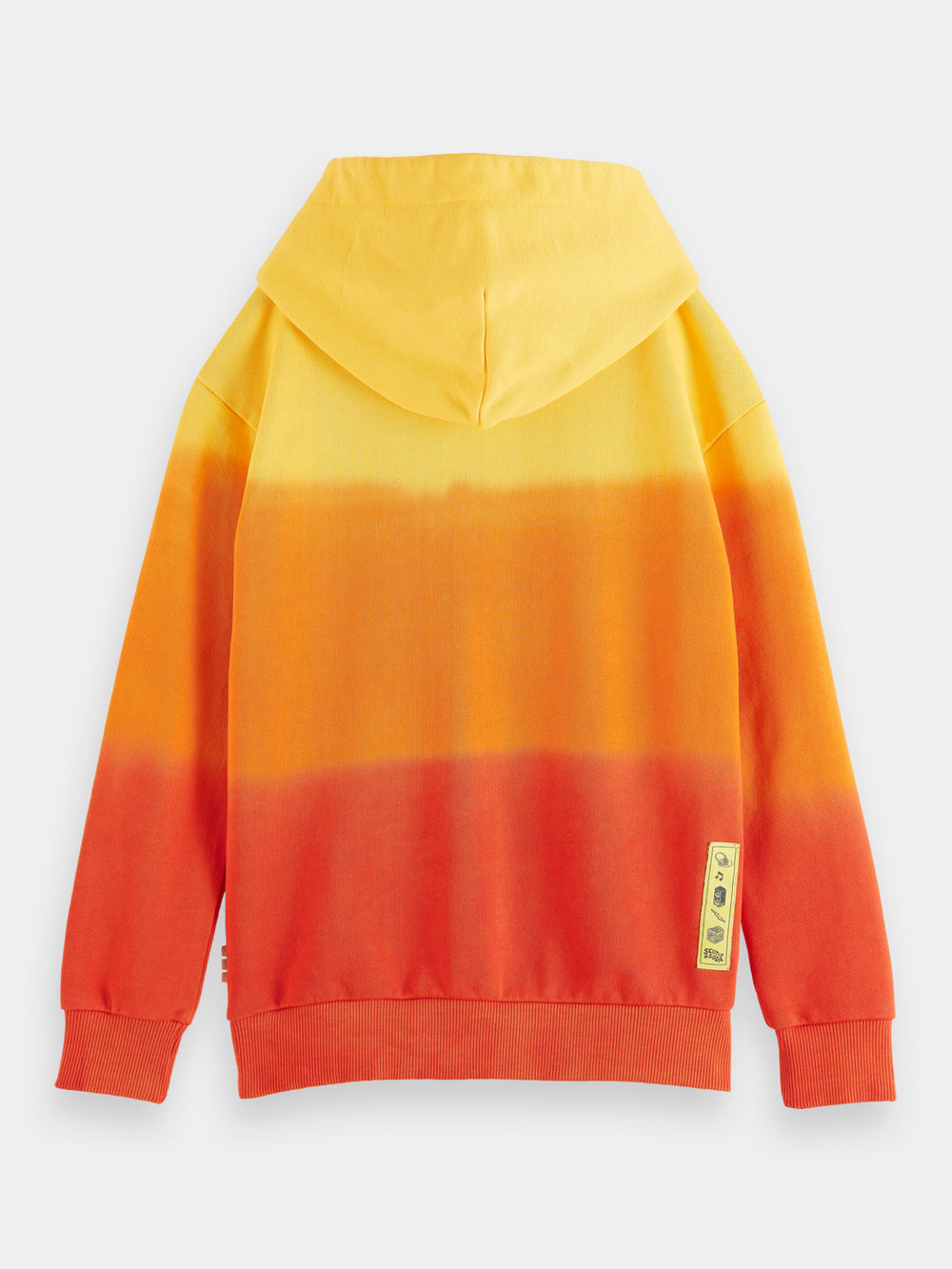 Kids - Relaxed-fit dip-dyed hoodie - Scotch & Soda NZ
