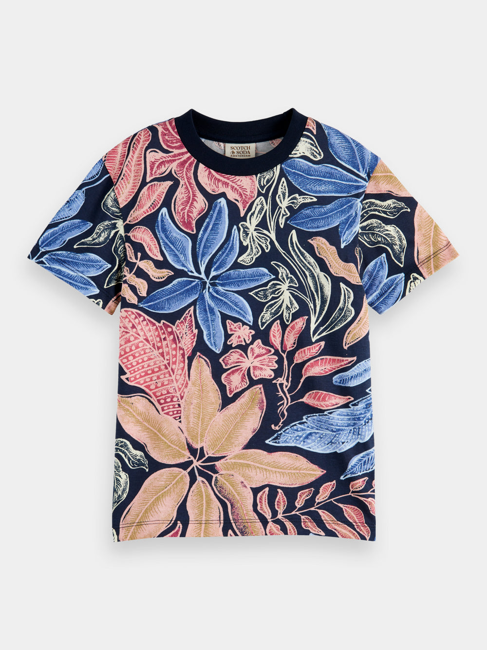 Kids - Relaxed-fit printed t-shirt - Scotch & Soda NZ