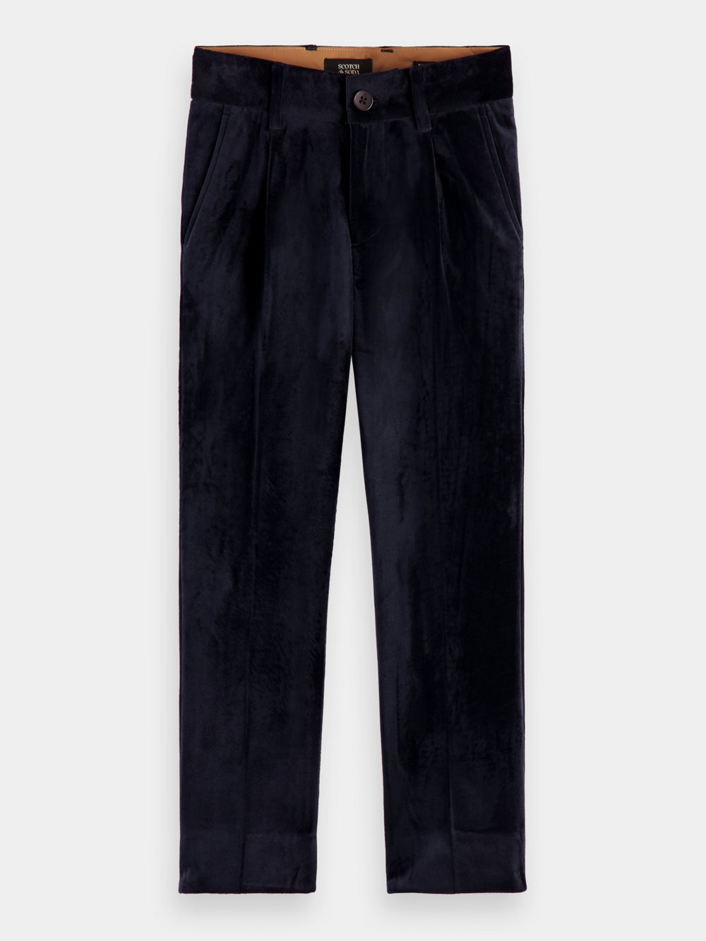 Kids - Regular slim-fit velvet pants - Scotch & Soda NZ