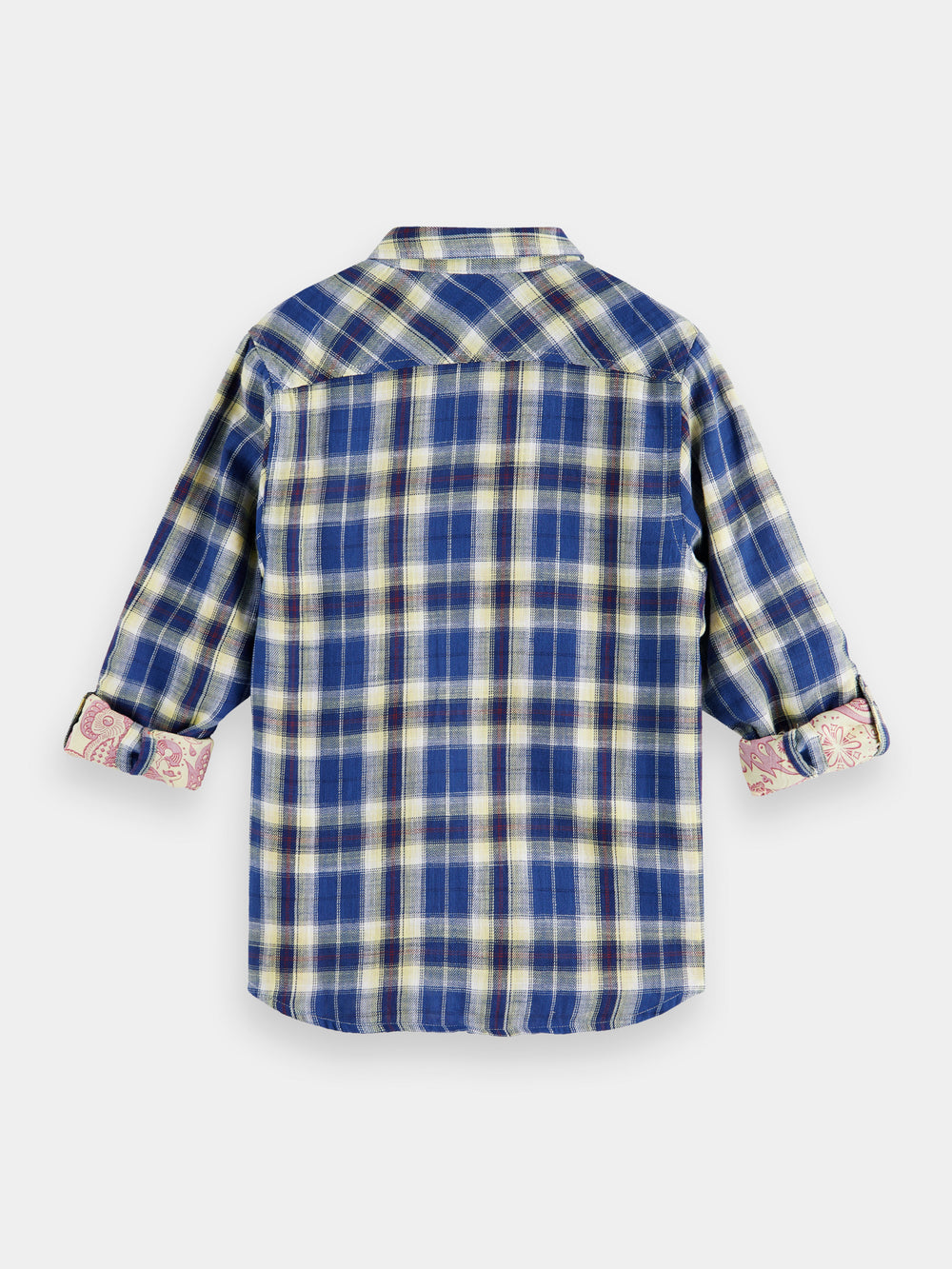 Regular-fit checked shirt - Scotch & Soda NZ