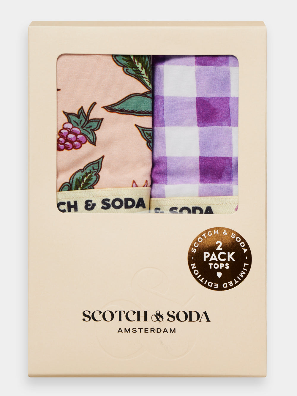 2-Pack bralette top - Scotch & Soda NZ