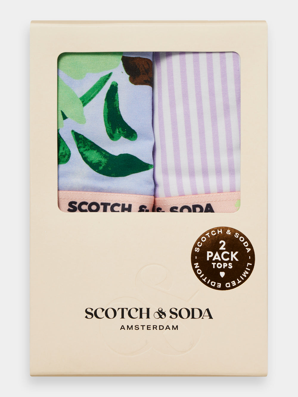 2-Pack bralette top - Scotch & Soda NZ