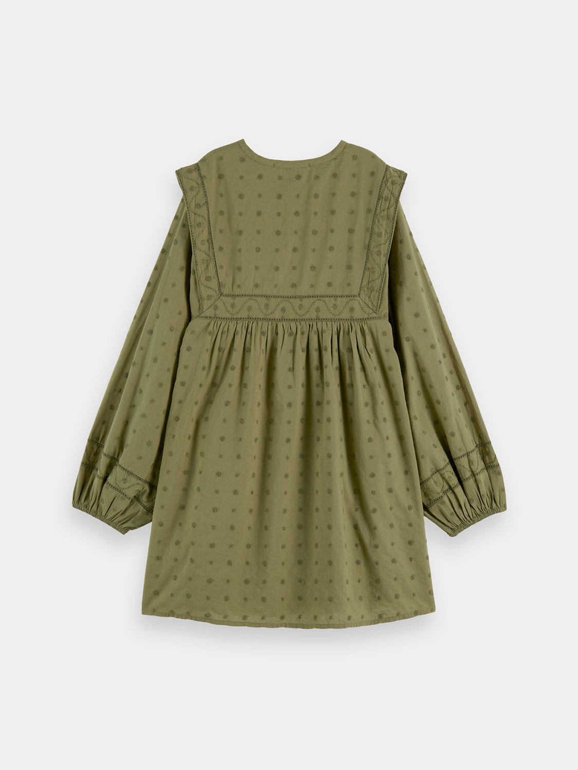 Kids - Broderie anglaise panel dress