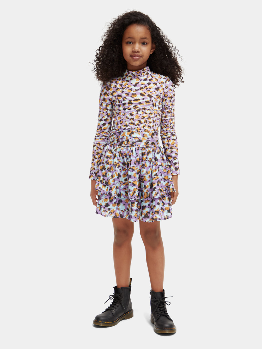 Kids - Tiered mini skirt - Scotch & Soda NZ