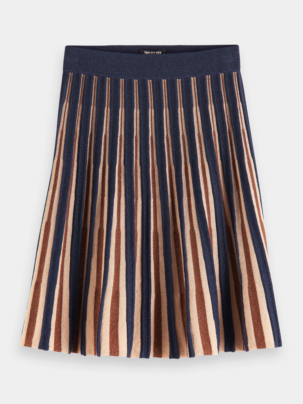 Kids - Pleated knitted glitter midi skirt - Scotch & Soda NZ