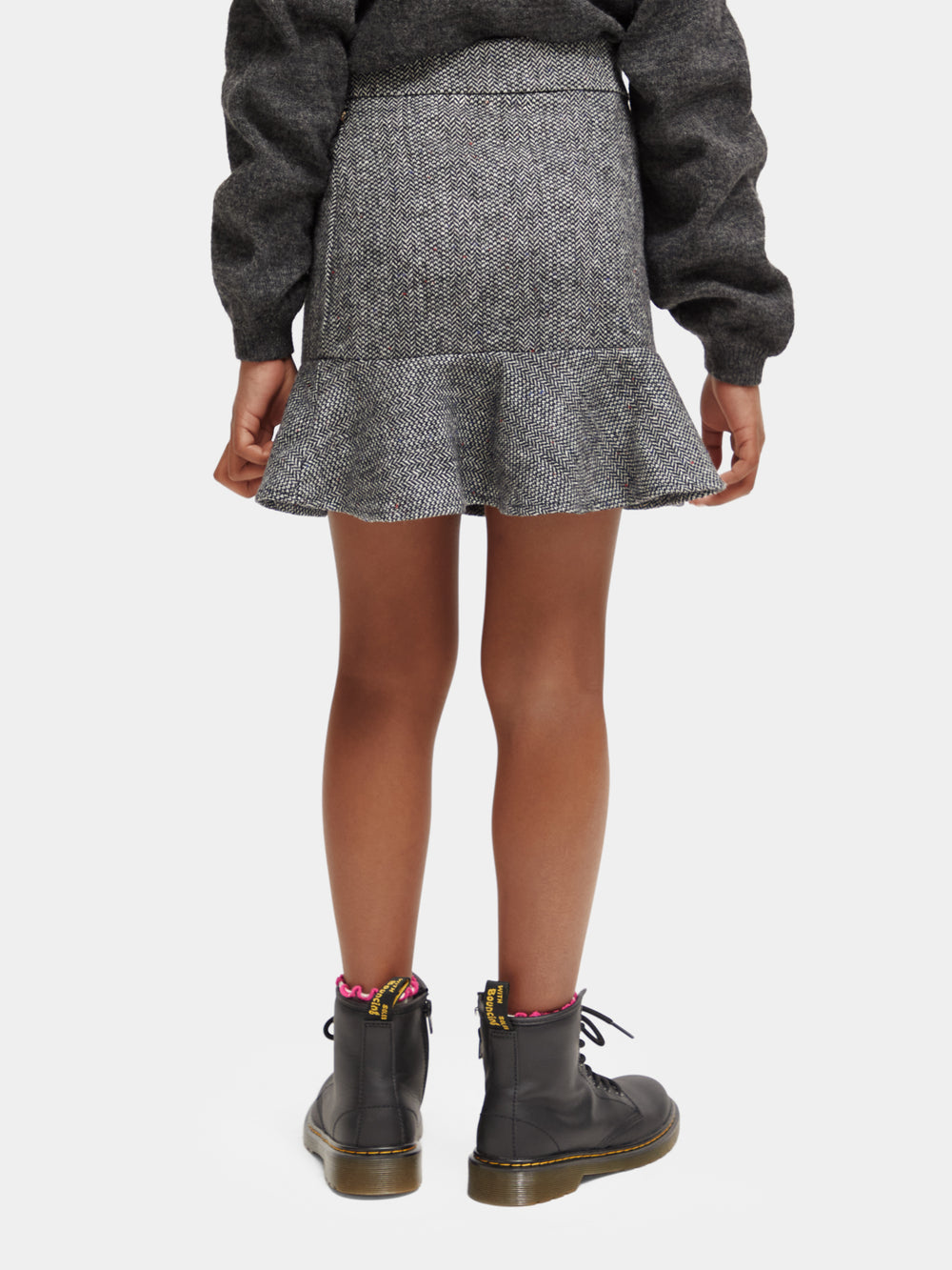 Kids - Herringbone mini skirt - Scotch & Soda NZ