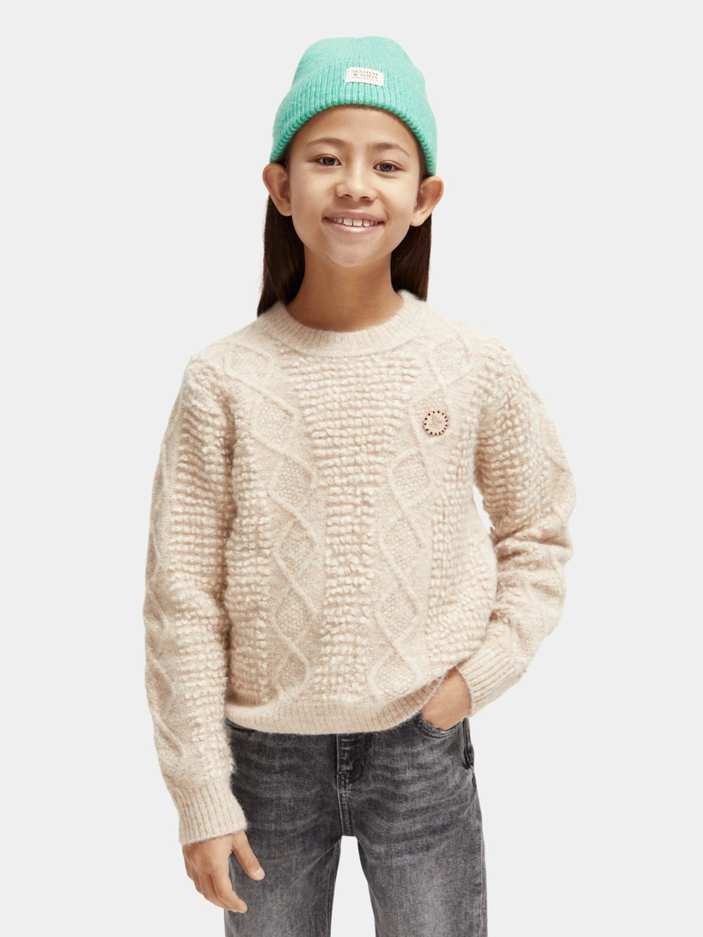 Kids - Cable knit pullover - Scotch & Soda NZ