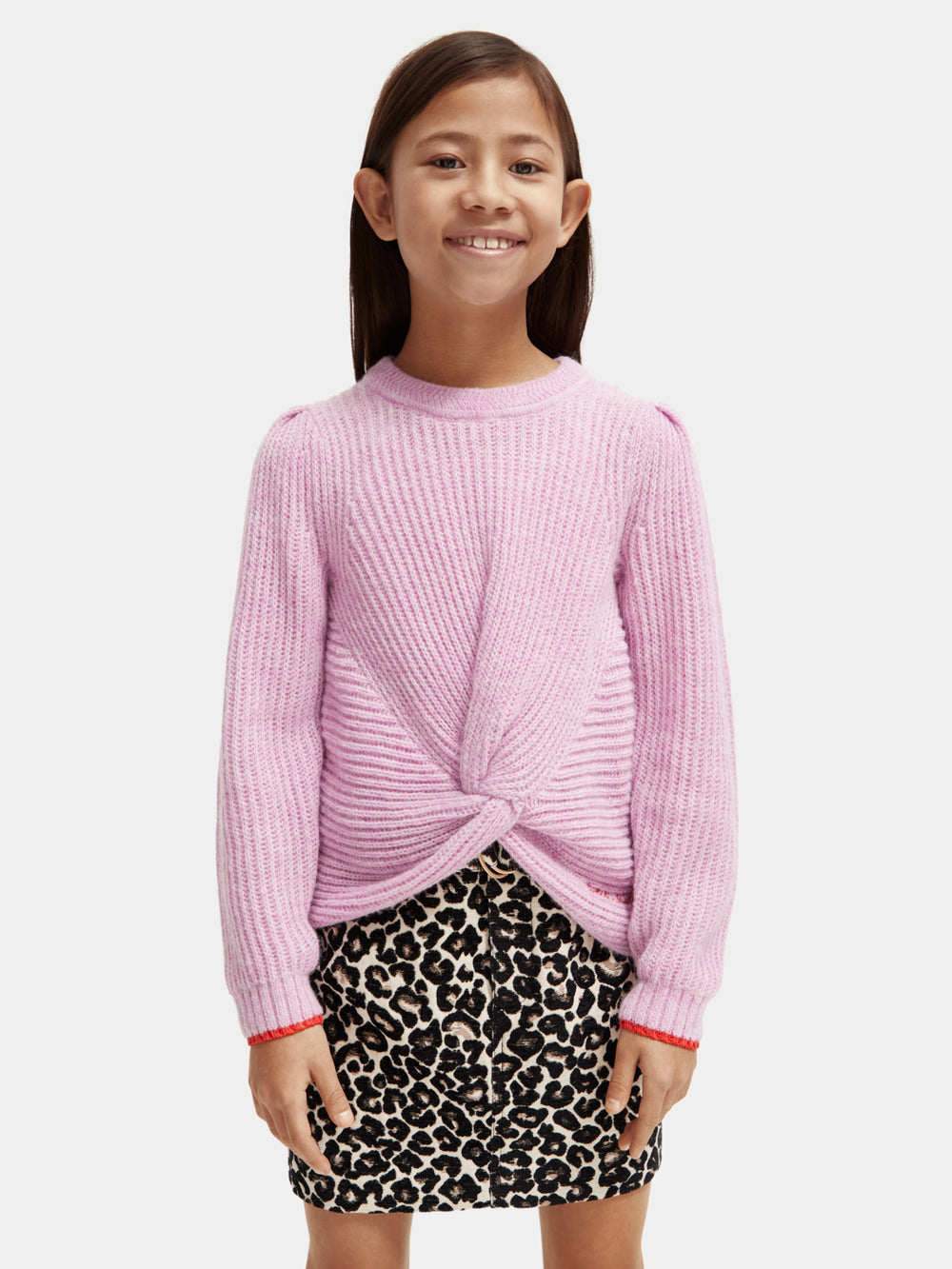 Kids - Relaxed-fit knotted sweater - Scotch & Soda NZ