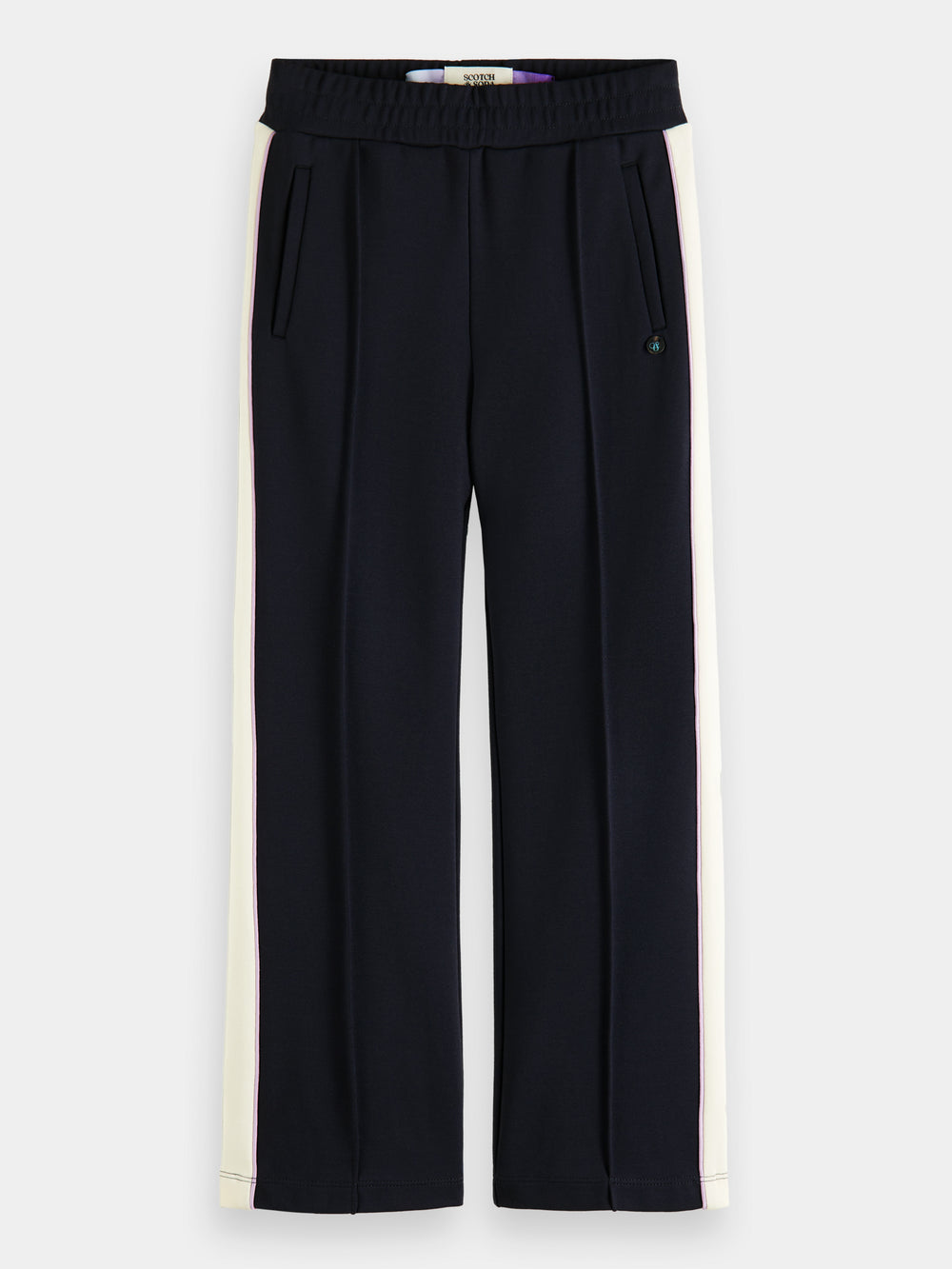 Mid-rise wide-leg sweatpants - Scotch & Soda NZ