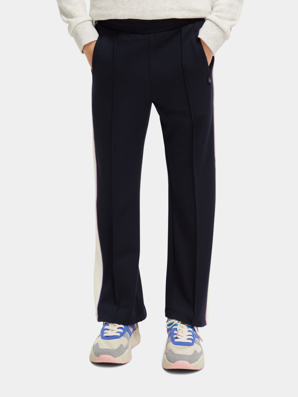 Mid-rise wide-leg sweatpants - Scotch & Soda NZ