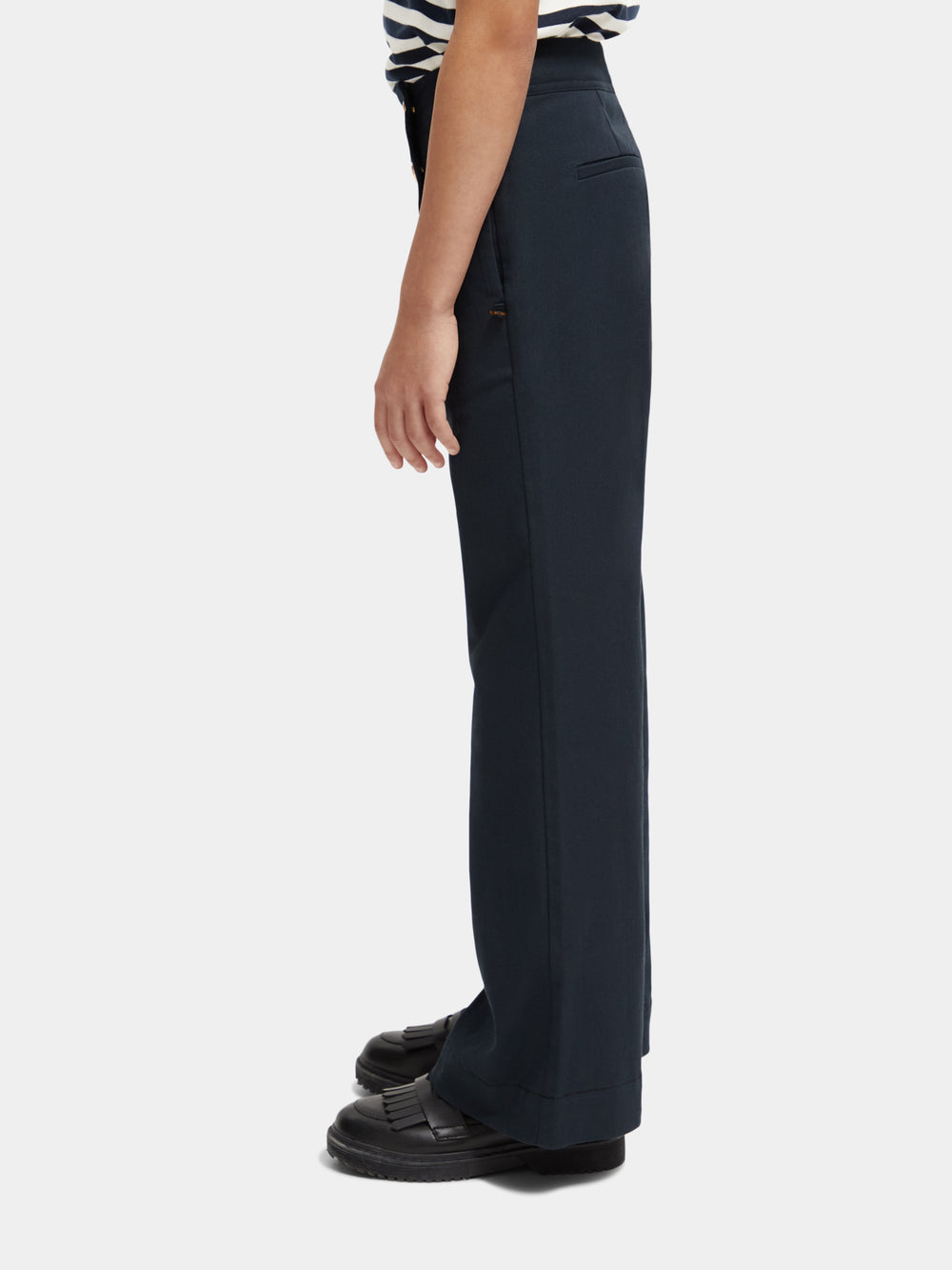 High-rise wide-leg sailor pants - Scotch & Soda NZ