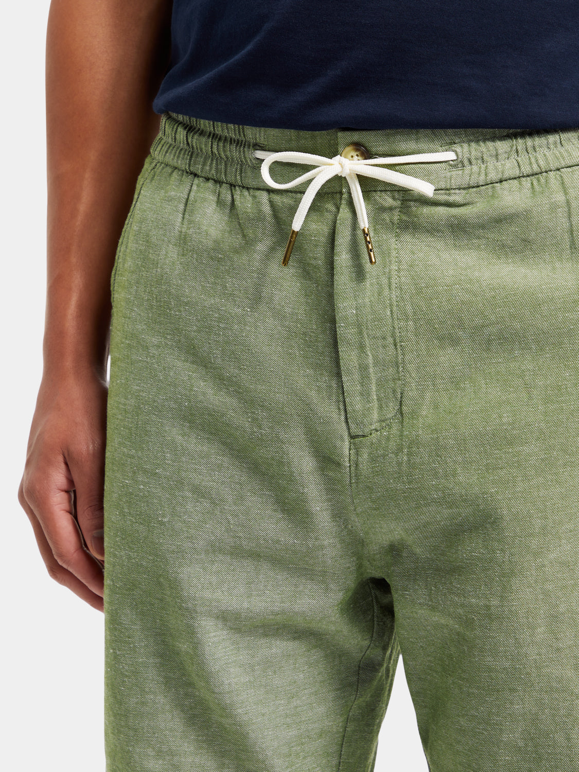 Fave cotton-linen shorts