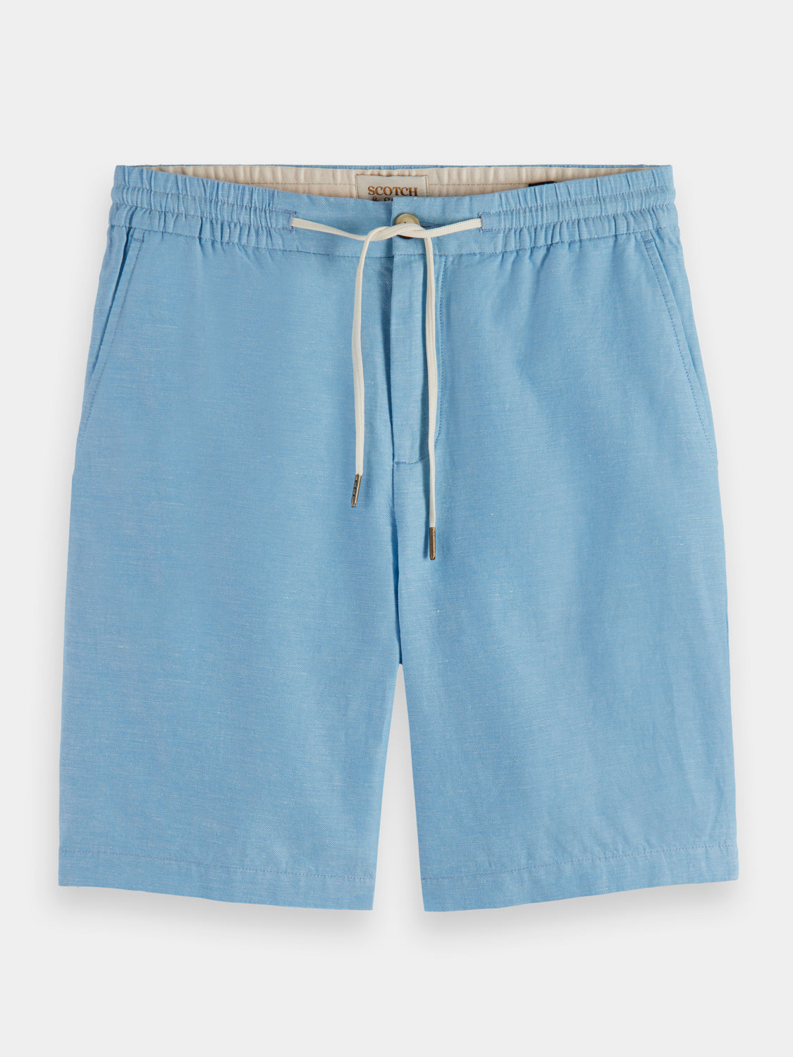 Fave cotton-linen shorts