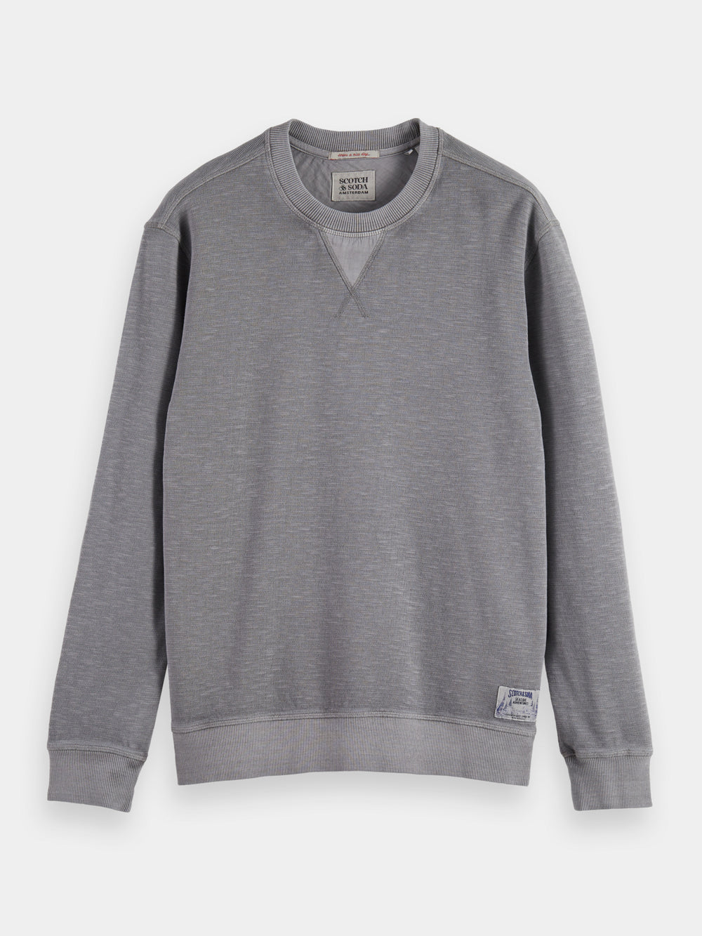 Regular-fit garment-dyed sweatshirt