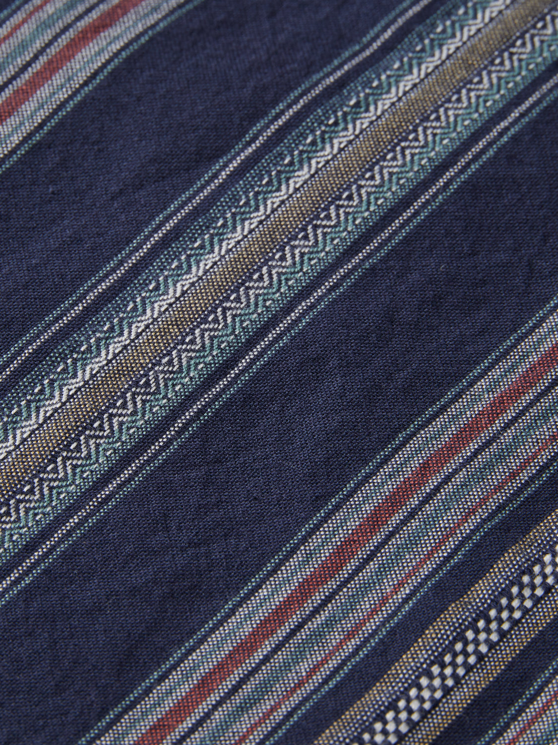 Mandarin collar dobby shirt