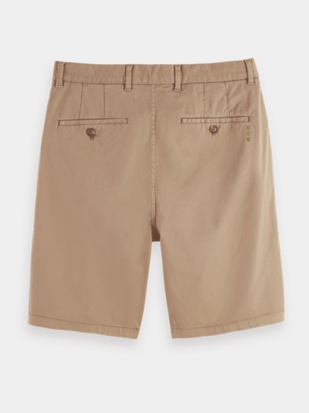 Stuart garment-dyed twill shorts