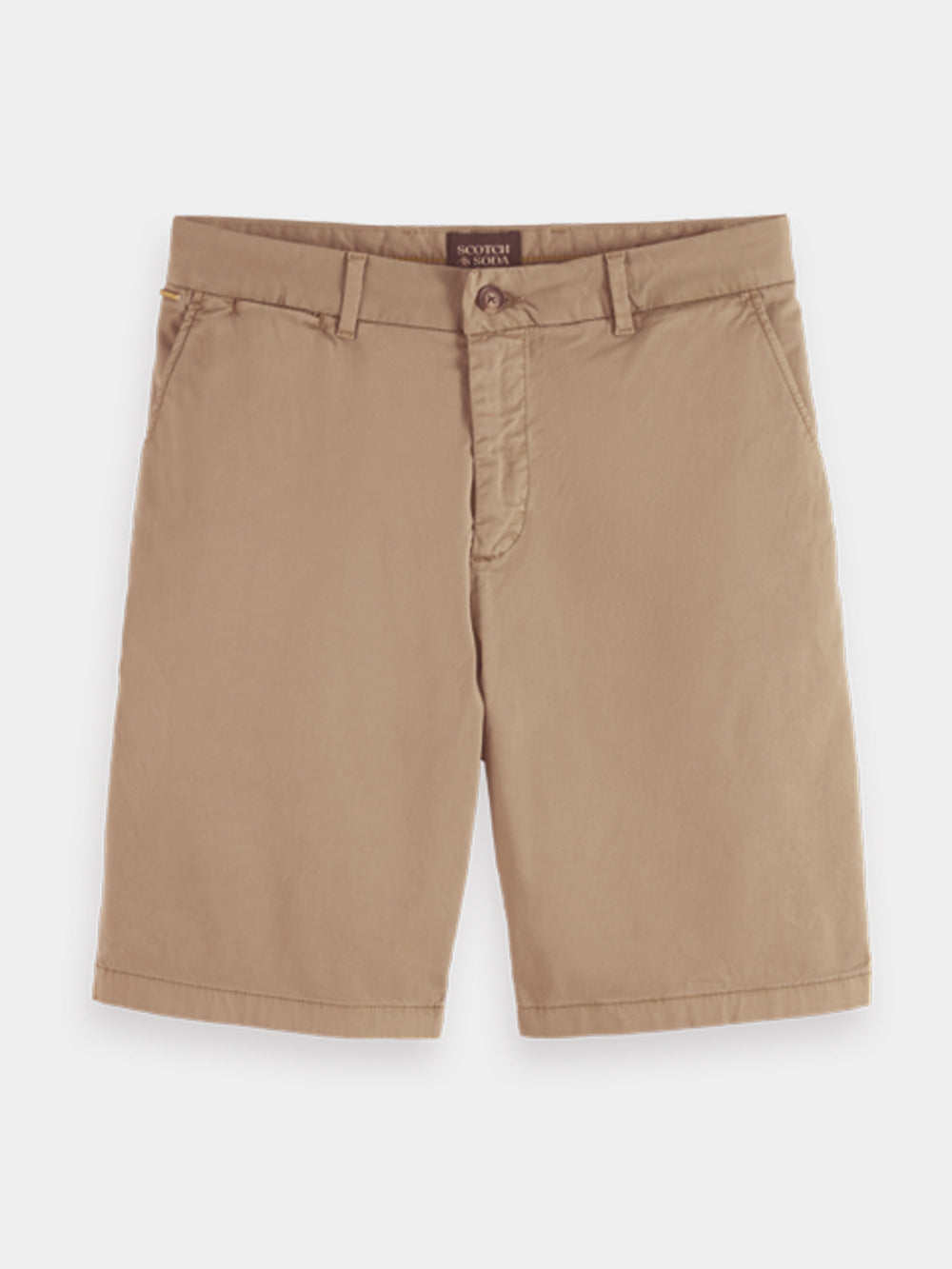 Stuart garment-dyed twill shorts