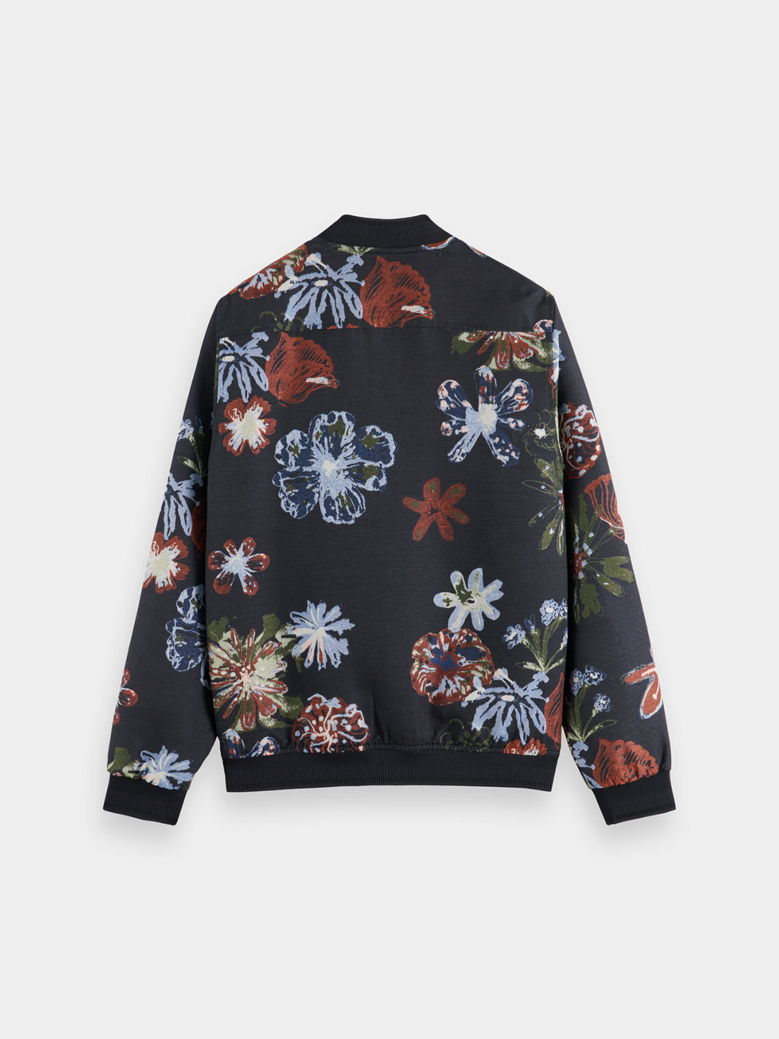Jacquard bomber jacket - Scotch & Soda NZ