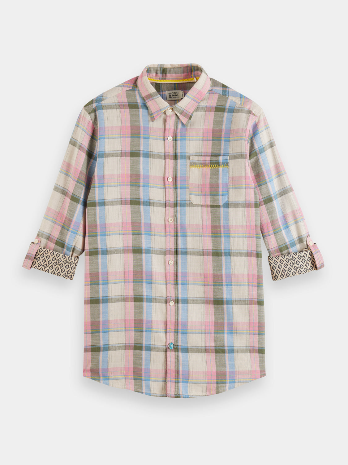 Yarn-dyed check shirt - Scotch & Soda NZ
