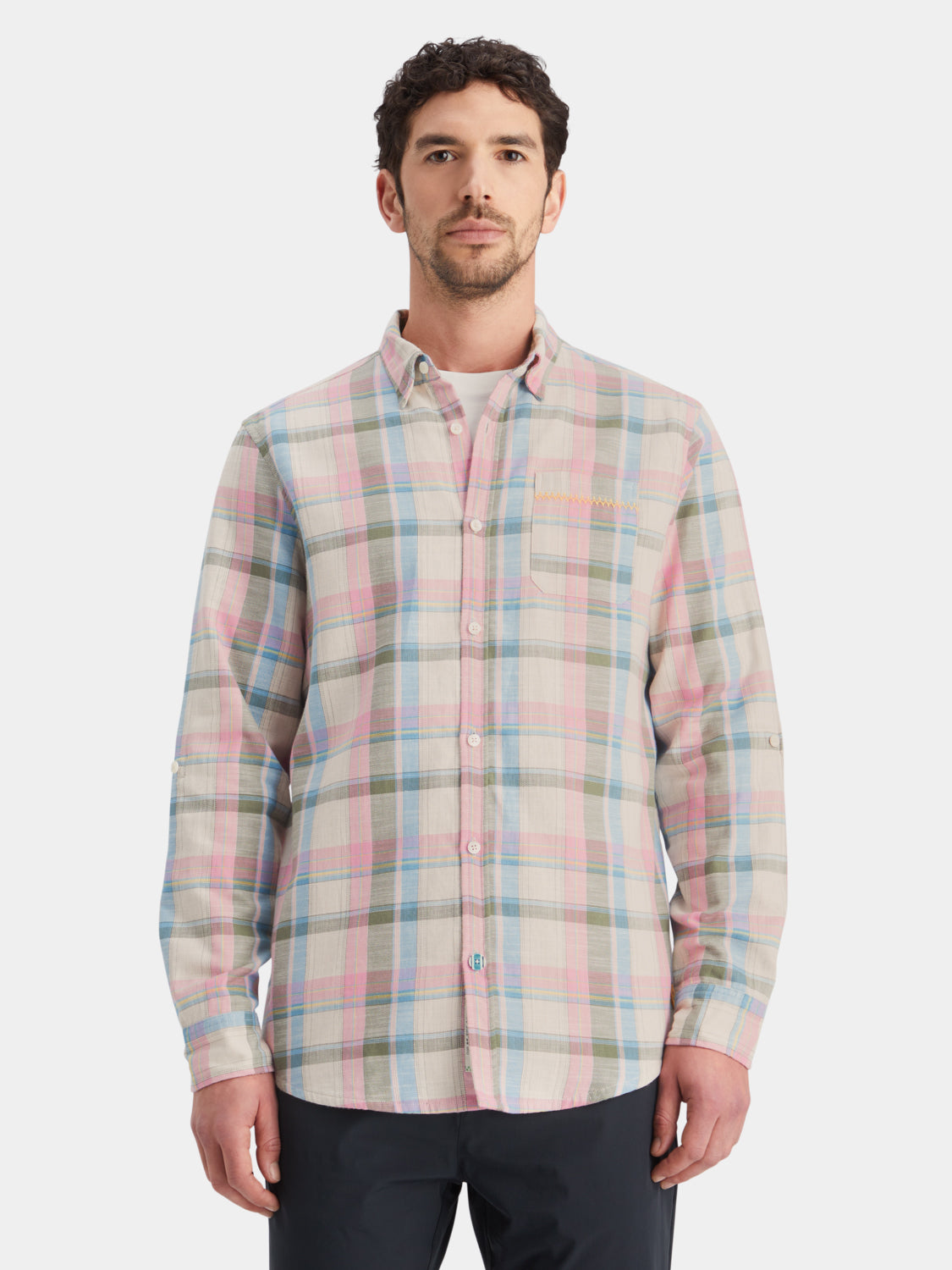 Yarn-dyed check shirt - Scotch & Soda NZ
