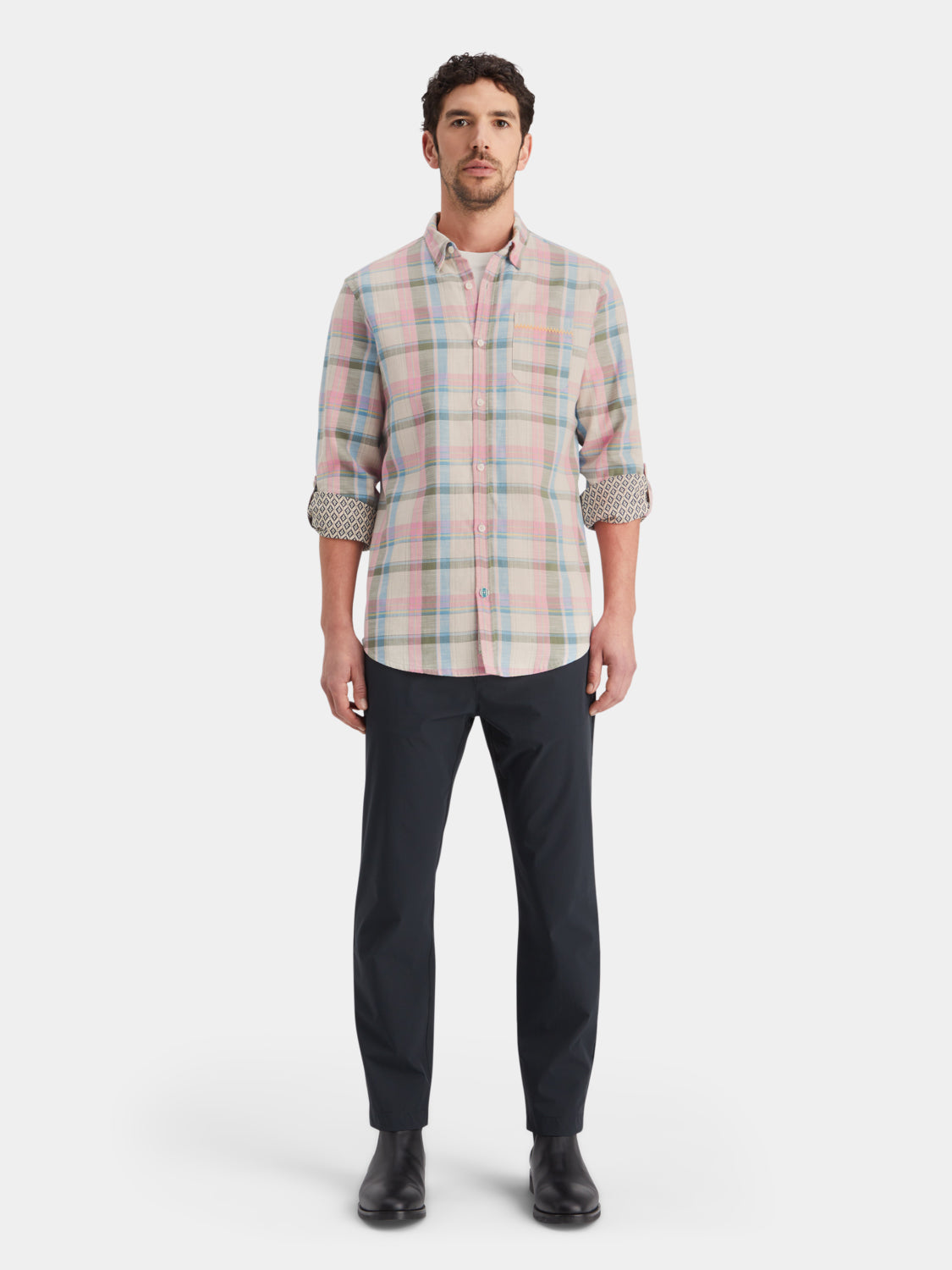 Yarn-dyed check shirt - Scotch & Soda NZ