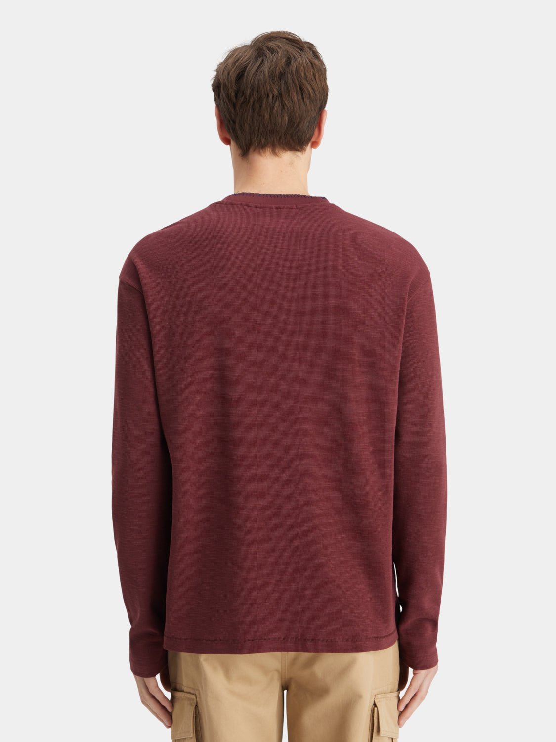 Blanket stitch t-shirt - Scotch & Soda NZ
