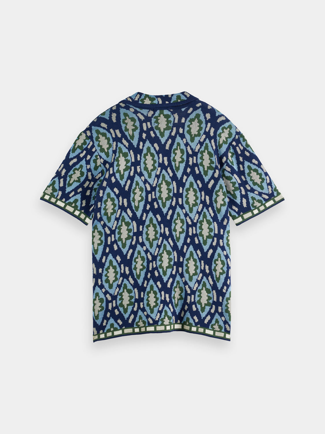 Jacquard knitted shirt - Scotch & Soda NZ